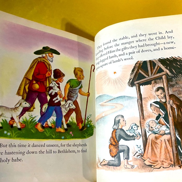A LITTLE GOLDEN BOOK VTG 1946 THE STORY OF JESUS #27 HARDCOVER BOOK - Picture 12 of 15